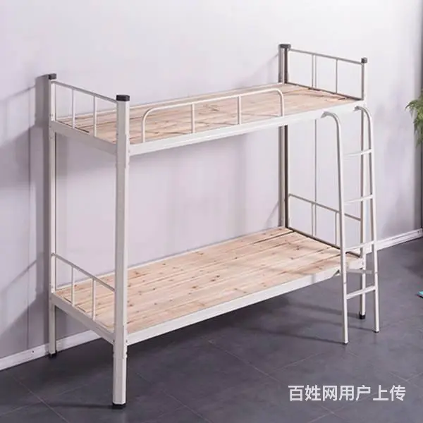 员工宿舍成人高低双层铁架床上下铺铁床 - 图片 3