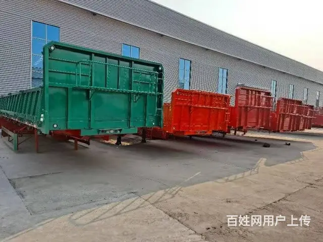 梁山半挂车厂家直销13米标箱侧翻半挂车支持以旧换新 - 图片 4