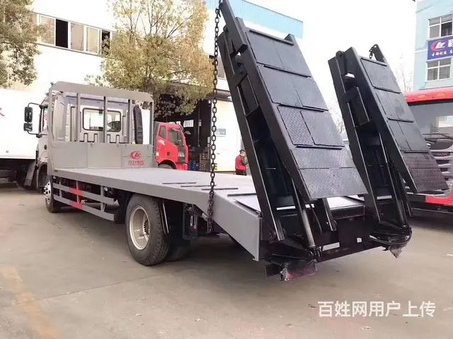 拉150挖掘机装载机运输车 江淮单桥平板车 现车 - 图片 12