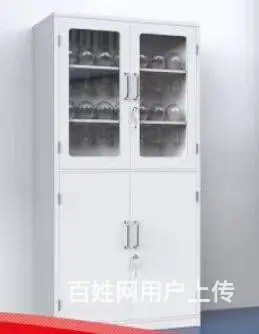 阳台办公室文件柜铁皮柜档案柜资料柜工具矮柜储物柜带 - 图片 3