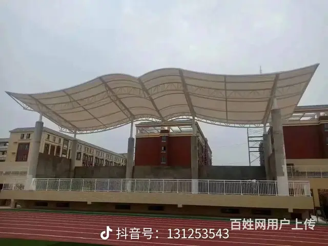 定制移动推拉雨棚伸缩式排挡遮阳蓬大型仓库物流户外电 - 图片 10