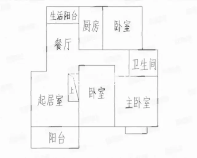 翠湖嘉苑2室1厅1卫1000元月南北通透配套齐全 - 图片 9