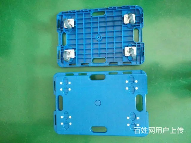 塑料乌龟车塑料手推车折叠平板车铁板车塑料箱搬运车 - 图片 8