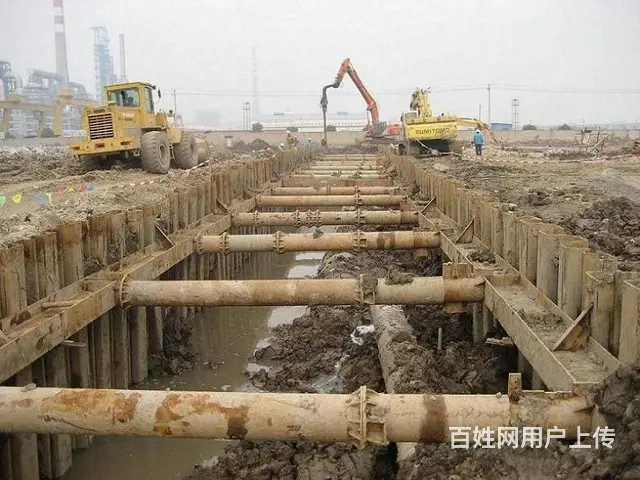 商丘拉森桩施工钢板桩租赁打桩机出租拉森钢板桩租 - 图片 2
