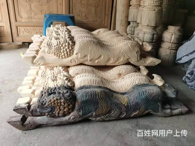 甘肃兰州中式实木门实木雕花窗中式花格 - 图片 2