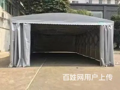 庆典活动雨棚推拉雨棚电动棚物流蓬移动蓬仓库蓬停车棚 - 图片 4