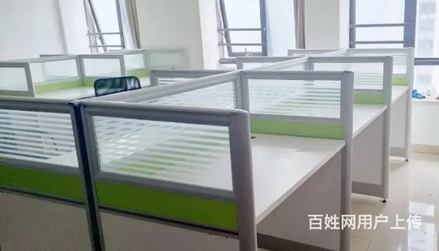 昆山高档屏风办公桌，电脑桌，99新 - 图片 3