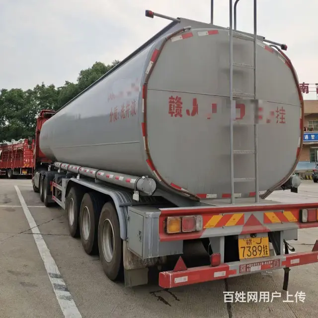 二手21年解放普货半挂供液车罐车洗井液运输车普罐车 - 图片 5
