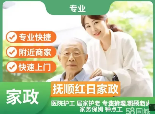 红日金牌育儿月嫂/专业保姆/护工陪护/钟点工/保洁 - 图片 2