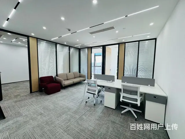 地铁口上盖 商圈配套 可带全系家具 拎包办公 - 图片 2