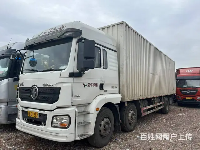 2019年12月9.6米陕汽德龙前四后四 费用齐全 - 图片