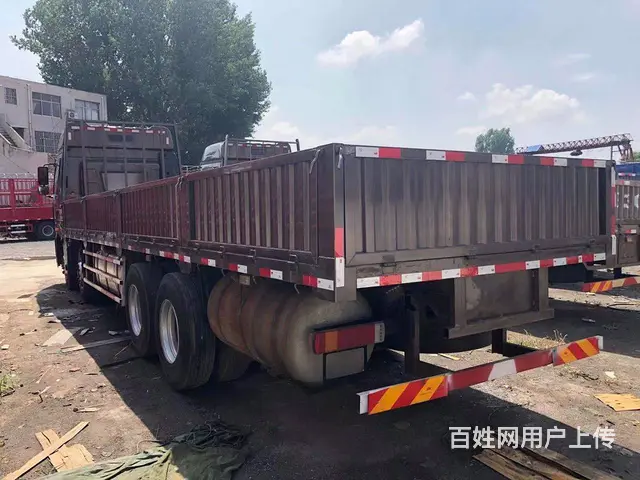 渭南二手解放9.6米平板车 前四后八 420马力 - 图片 3