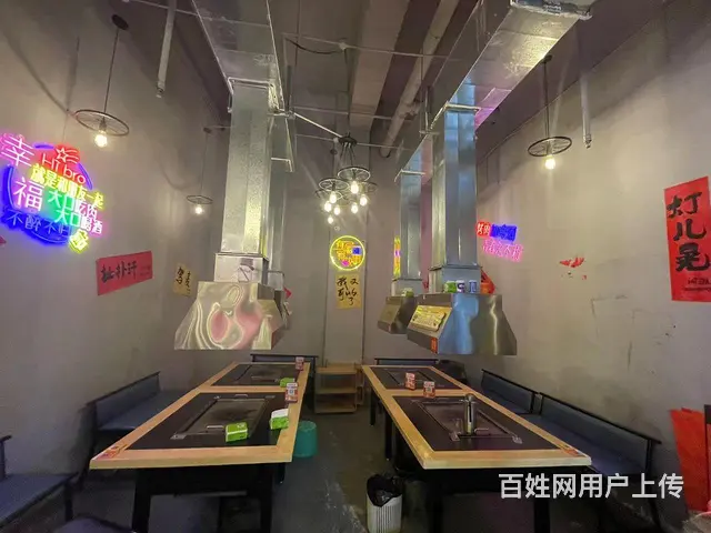 XN 郫都万达 临街双门头精装餐饮店转让 - 图片 9