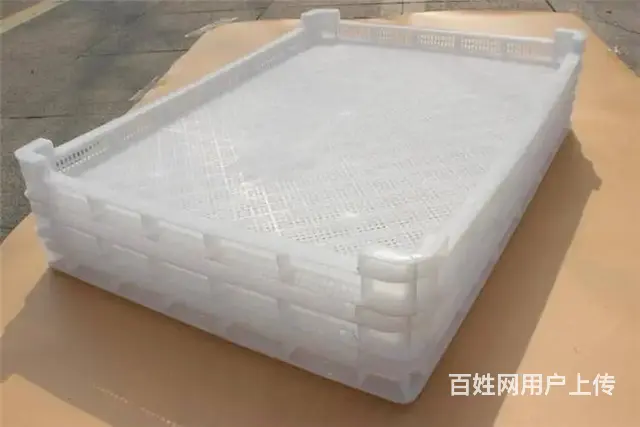 塑料折叠箱双色错位筐斜插箱零件盒分格箱周转箱EU箱 - 图片 7