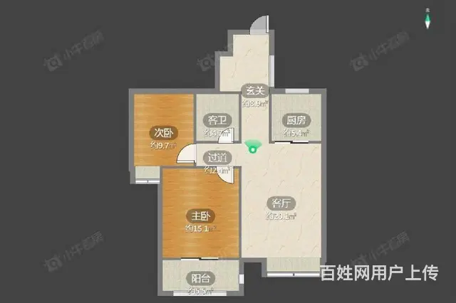 手付20W买精装房东急售兰陵欧尚超市旁丰臣南郡性比价便宜两房 - 图片 6