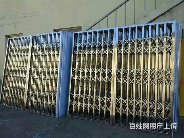 沈阳不锈钢推拉门 白钢拉链门 不锈钢拉链门 - 图片 2