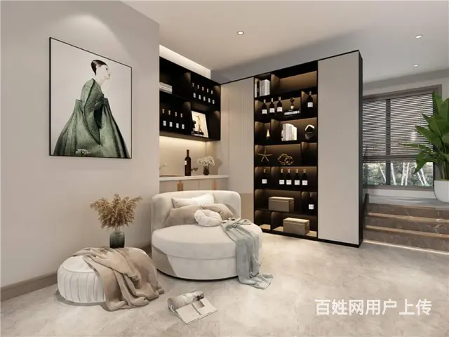 美式轻奢|460平常州龙湖香醍漫步装修案例 - 图片 4