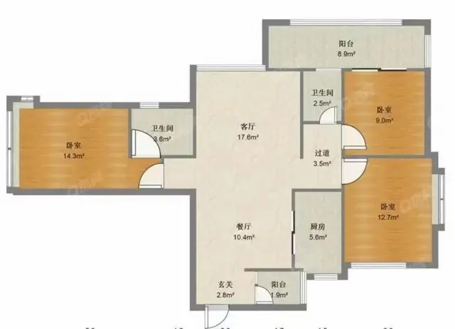 南屏 中信红树湾旁公园道 精装 居住舒适 干净整洁 随时入住 - 图片 10