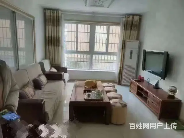 山水苑，步梯1楼，94平，三室两厅一卫，带山窗，精装修，送地 - 图片 1