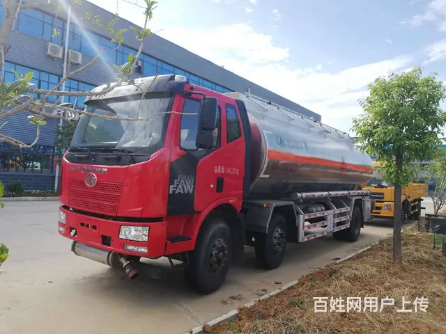 25吨解放后双桥运油车油罐车厂家直销包挂靠上户上牌 - 图片 5