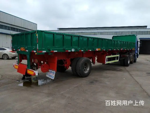 ​订做 13米侧翻挂车 ! 8-9米平板后翻 挂车 - 图片 6