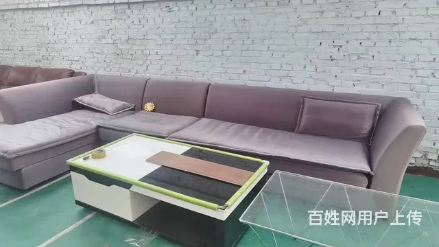 出售二手布艺沙发，羽绒内里布艺沙发4米 - 图片 2