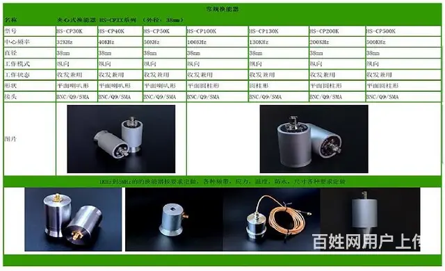 鸿声-超声波探头-现货供应,支持加工定制 - 图片 5