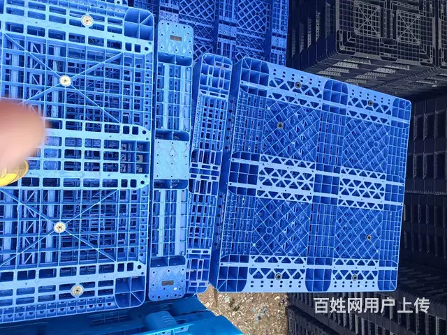 回收出售塑料托盘二手塑胶卡板地牛仓储叉车木托盘木栈 - 图片 3