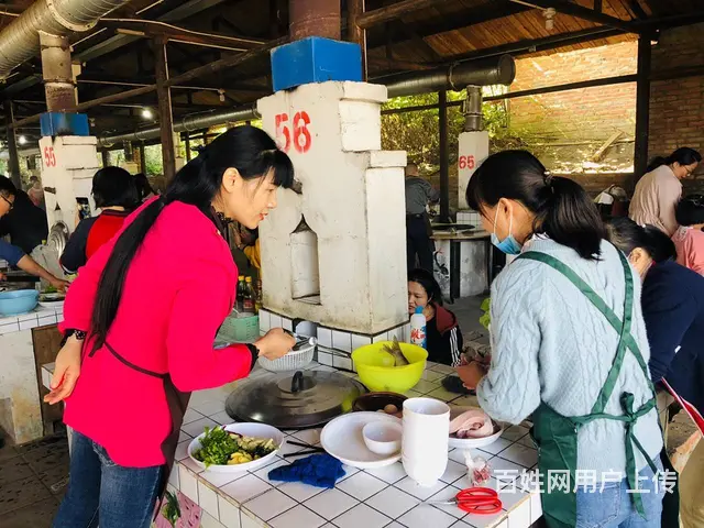 合肥比较有特色的农家柴火锅做饭，蓝山湾大锅灶做饭 - 图片 6