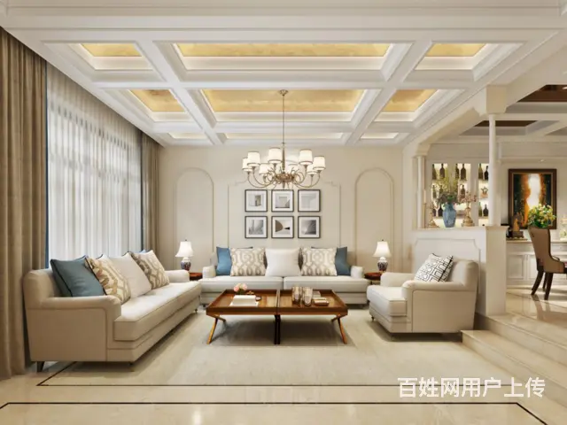 乌市高端住宅装修，设计施工一条龙 - 图片 1