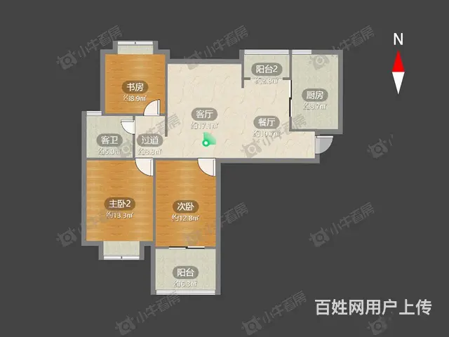 房东急售急售！自住3房黄金楼层仅140全款， - 图片 10