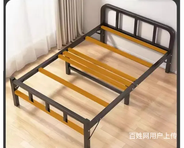 全新。折叠单人床。长186，宽80。 - 图片 4