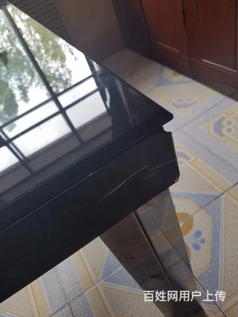 便宜转大理石镜面大饭桌餐桌，桌子 - 图片 7