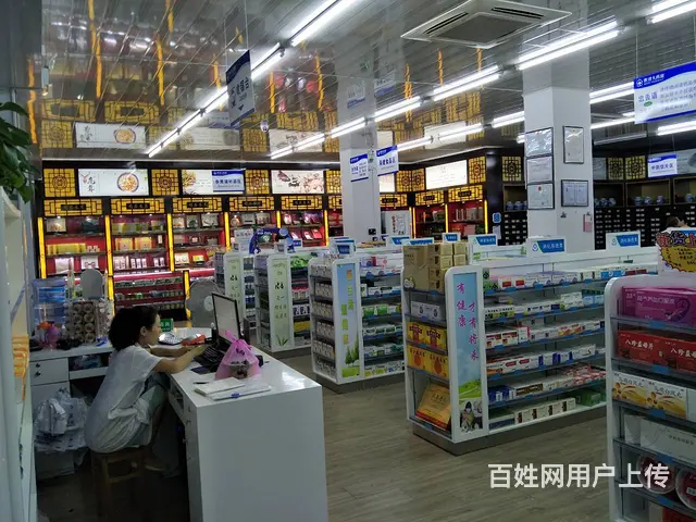 苏州无锡药店展柜制作厂家，药店装饰设计，西药玻璃柜 - 图片 2