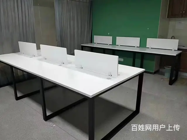 二手开放式卡位出售，老板桌椅经理台会议桌，包送装 - 图片 4