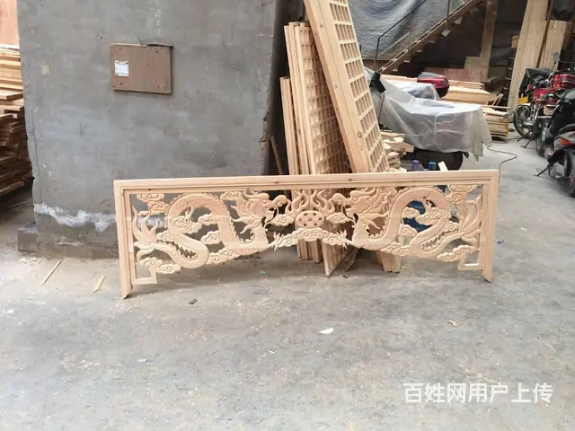 四川花格木窗中式门实木挂落花格挂落 - 图片 3