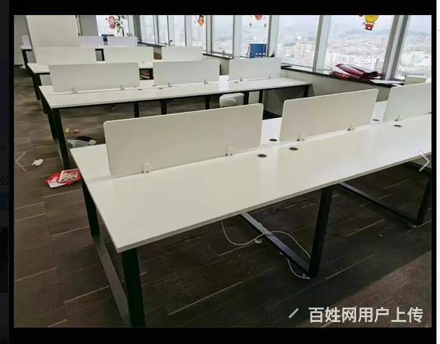广州二手办公桌椅出售，经理桌椅会议桌，老板台书柜 - 图片 2