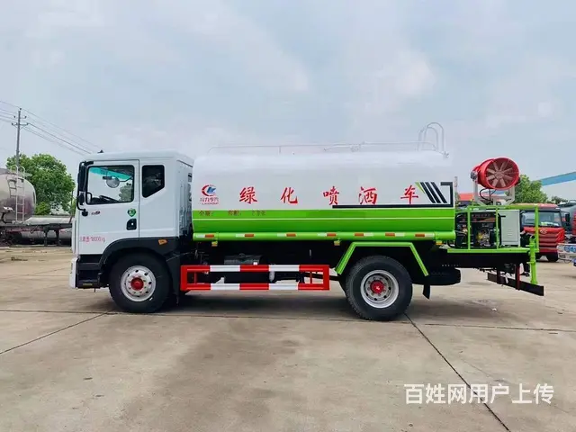 12方洒水车东风D9建筑工地雾炮车绿化道路喷洒车 - 图片 5
