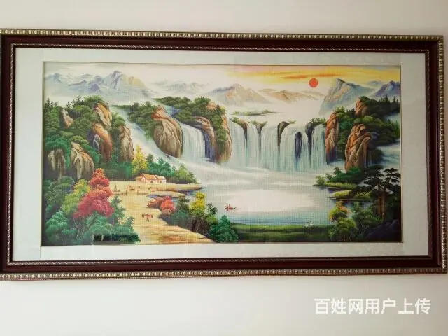 十字绣  自家裱框十字绣 - 图片