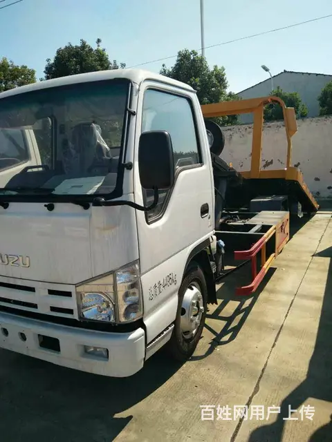 高端轻卡进口发动机  五十铃清障车平板一拖二精品推 - 图片 10