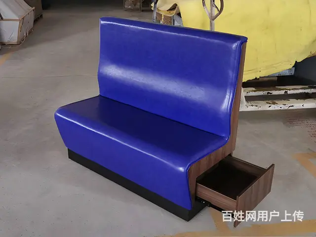 卡座生产定制竖道造型卡座分段靠背卡座无溶剂面料 - 图片 4