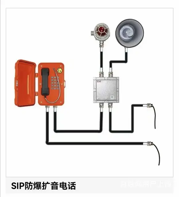 石油化工IP防爆扩音话站，管廊隧道光纤应急电话主机 - 图片 2