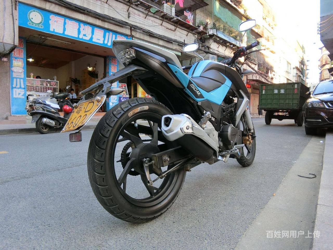 出售新到货2017年购买高配链条ak街车,排量15 - 潮州潮安二手摩托车