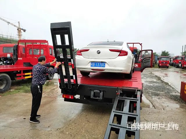 大运国六3900轴距5米板长挖机拖板车 短轴距够灵活 - 图片 12
