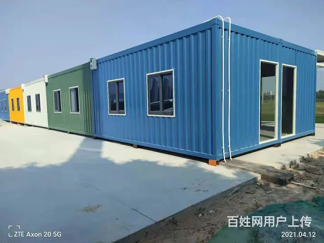 打包箱式定制岗亭厕所工地办公室宿舍配套空调床铺 - 图片 2