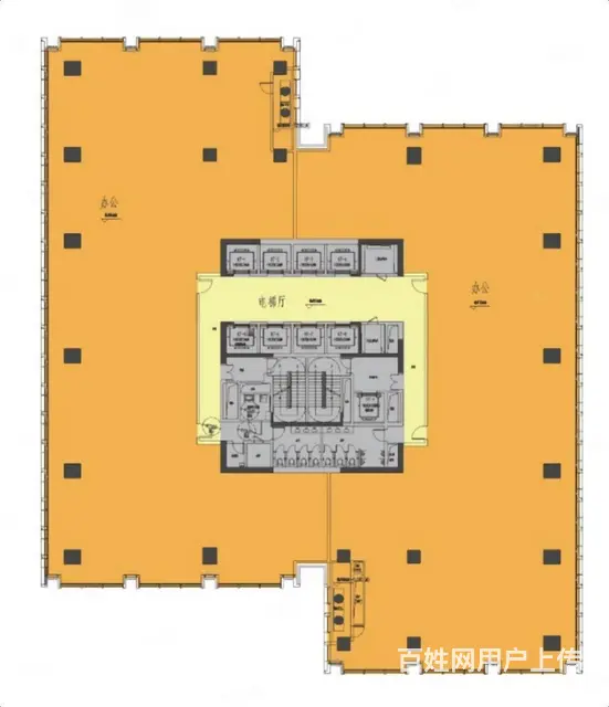绿城开发锦海棠高品质甲级写字楼1600方单价1万，整层两本证 - 图片 7