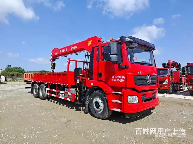 陕汽14吨宏昌天马后八轮随车吊 有现车随提随走 - 图片 1