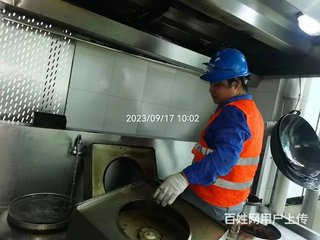 昆山淀山湖酒店会所排油烟设备清洗 资质齐全 - 图片 4