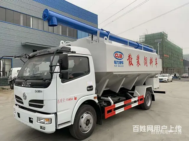 东风天锦小三轴15吨20吨散装饲料运输车 厂家直销 - 图片 5