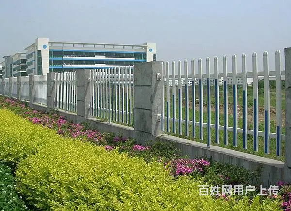 外墙锌钢护栏 工业园围墙栏杆 - 图片 4